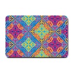 Colorful Floral Ornament, Floral Patterns Small Doormat 24 x16  Door Mat