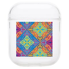 Colorful Floral Ornament, Floral Patterns Soft Tpu Airpods 1/2 Case by nateshop