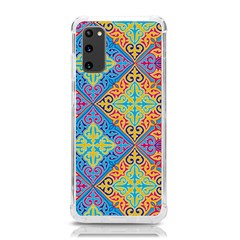 Colorful Floral Ornament, Floral Patterns Samsung Galaxy S20 6 2 Inch Tpu Uv Case by nateshop