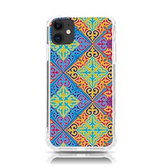 Colorful Floral Ornament, Floral Patterns Iphone 11 Tpu Uv Print Case by nateshop