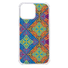 Colorful Floral Ornament, Floral Patterns Iphone 13 Pro Max Tpu Uv Print Case