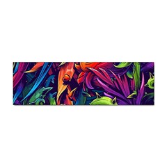 Colorful Floral Patterns, Abstract Floral Background Sticker Bumper (100 Pack) by nateshop