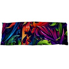 Colorful Floral Patterns, Abstract Floral Background Body Pillow Case (Dakimakura)