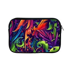 Colorful Floral Patterns, Abstract Floral Background Apple iPad Mini Zipper Cases