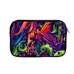 Colorful Floral Patterns, Abstract Floral Background Apple MacBook Pro 13  Zipper Case