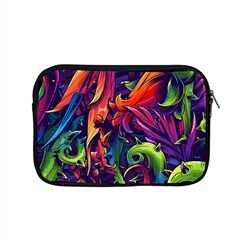 Colorful Floral Patterns, Abstract Floral Background Apple MacBook Pro 15  Zipper Case