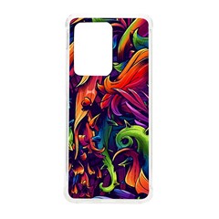 Colorful Floral Patterns, Abstract Floral Background Samsung Galaxy S20 Ultra 6 9 Inch Tpu Uv Case by nateshop