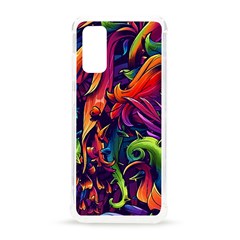 Colorful Floral Patterns, Abstract Floral Background Samsung Galaxy S20 6 2 Inch Tpu Uv Case by nateshop