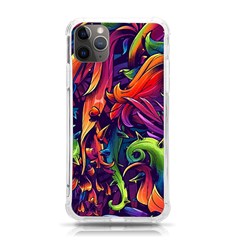 Colorful Floral Patterns, Abstract Floral Background Iphone 11 Pro Max 6 5 Inch Tpu Uv Print Case by nateshop