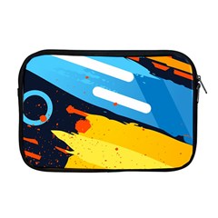 Colorful Paint Strokes Apple Macbook Pro 17  Zipper Case by nateshop