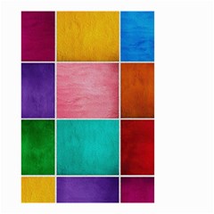 Colorful Squares, Abstract, Art, Background Small Garden Flag (two Sides) by nateshop