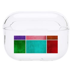 Colorful Squares, Abstract, Art, Background Hard Pc Airpods Pro Case by nateshop