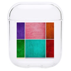 Colorful Squares, Abstract, Art, Background Hard Pc Airpods 1/2 Case by nateshop