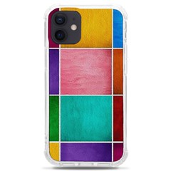 Colorful Squares, Abstract, Art, Background Iphone 12 Mini Tpu Uv Print Case	 by nateshop