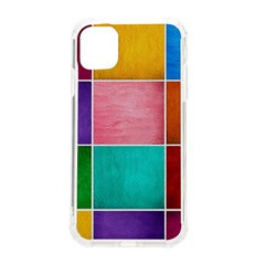 Colorful Squares, Abstract, Art, Background Iphone 11 Tpu Uv Print Case