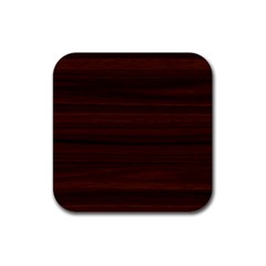 Dark Brown Wood Texture, Cherry Wood Texture, Wooden Rubber Coaster (square) by nateshop