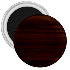 Dark Brown Wood Texture, Cherry Wood Texture, Wooden 3  Magnets by nateshop