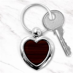 Dark Brown Wood Texture, Cherry Wood Texture, Wooden Key Chain (heart) by nateshop