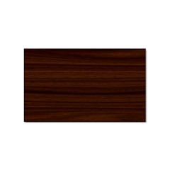 Dark Brown Wood Texture, Cherry Wood Texture, Wooden Sticker (rectangular) by nateshop