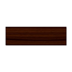 Dark Brown Wood Texture, Cherry Wood Texture, Wooden Sticker (bumper) by nateshop