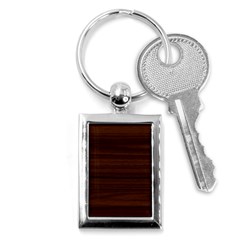 Dark Brown Wood Texture, Cherry Wood Texture, Wooden Key Chain (rectangle) by nateshop