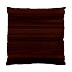 Dark Brown Wood Texture, Cherry Wood Texture, Wooden Standard Cushion Case (Two Sides) Front