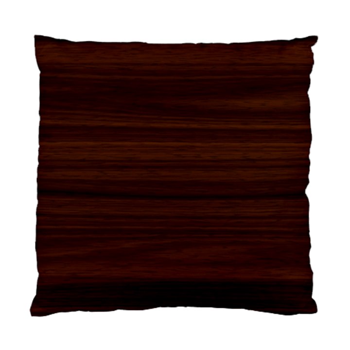 Dark Brown Wood Texture, Cherry Wood Texture, Wooden Standard Cushion Case (Two Sides)