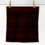 Dark Brown Wood Texture, Cherry Wood Texture, Wooden Face Towel Front