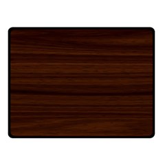 Dark Brown Wood Texture, Cherry Wood Texture, Wooden Fleece Blanket (small) by nateshop