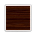 Dark Brown Wood Texture, Cherry Wood Texture, Wooden Memory Card Reader (Square) Front