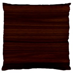 Dark Brown Wood Texture, Cherry Wood Texture, Wooden Standard Premium Plush Fleece Cushion Case (two Sides) by nateshop