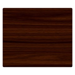 Dark Brown Wood Texture, Cherry Wood Texture, Wooden Two Sides Premium Plush Fleece Blanket (small) by nateshop