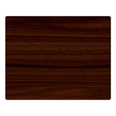 Dark Brown Wood Texture, Cherry Wood Texture, Wooden Two Sides Premium Plush Fleece Blanket (large) by nateshop