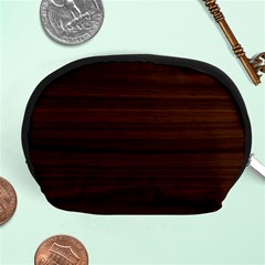 Dark Brown Wood Texture, Cherry Wood Texture, Wooden Accessory Pouch (medium) by nateshop