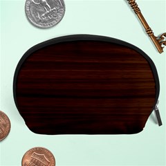 Dark Brown Wood Texture, Cherry Wood Texture, Wooden Accessory Pouch (large) by nateshop