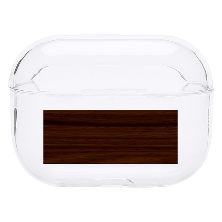 Dark Brown Wood Texture, Cherry Wood Texture, Wooden Hard PC AirPods Pro Case