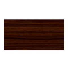 Dark Brown Wood Texture, Cherry Wood Texture, Wooden Satin Wrap 35  X 70  by nateshop