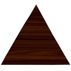 Dark Brown Wood Texture, Cherry Wood Texture, Wooden Wooden Puzzle Triangle by nateshop