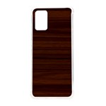 Dark Brown Wood Texture, Cherry Wood Texture, Wooden Samsung Galaxy S20Plus 6.7 Inch TPU UV Case Front