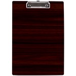 Dark Brown Wood Texture, Cherry Wood Texture, Wooden A4 Acrylic Clipboard Front