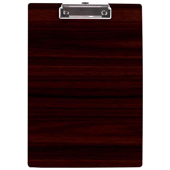 Dark Brown Wood Texture, Cherry Wood Texture, Wooden A4 Acrylic Clipboard