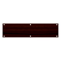 Dark Brown Wood Texture, Cherry Wood Texture, Wooden Banner And Sign 4  X 1  by nateshop