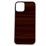 Dark Brown Wood Texture, Cherry Wood Texture, Wooden iPhone 12 Pro max TPU UV Print Case Front