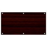 Dark Brown Wood Texture, Cherry Wood Texture, Wooden Banner and Sign 4  x 2  Front