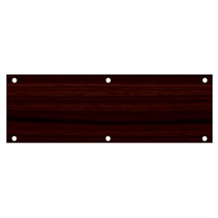 Dark Brown Wood Texture, Cherry Wood Texture, Wooden Banner And Sign 6  X 2  by nateshop