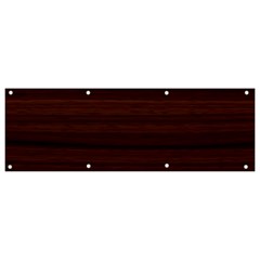 Dark Brown Wood Texture, Cherry Wood Texture, Wooden Banner And Sign 9  X 3  by nateshop