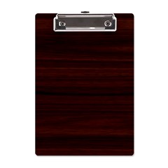 Dark Brown Wood Texture, Cherry Wood Texture, Wooden A5 Acrylic Clipboard by nateshop