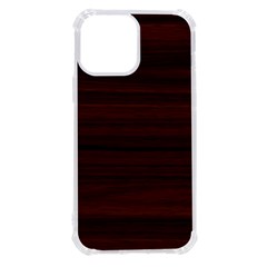 Dark Brown Wood Texture, Cherry Wood Texture, Wooden Iphone 13 Pro Max Tpu Uv Print Case by nateshop