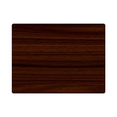 Dark Brown Wood Texture, Cherry Wood Texture, Wooden Premium Plush Fleece Blanket (mini) by nateshop