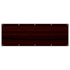 Dark Brown Wood Texture, Cherry Wood Texture, Wooden Banner And Sign 12  X 4  by nateshop